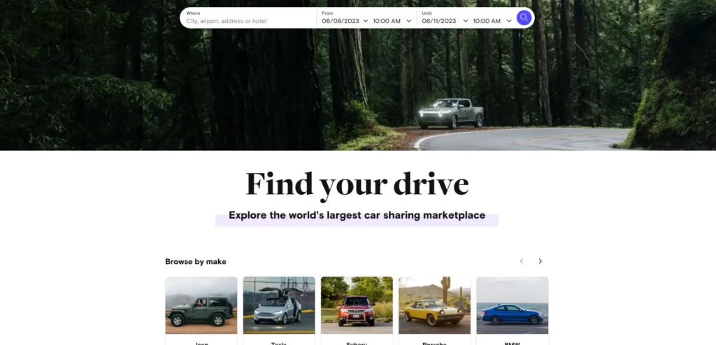 Turo is an online marketplace