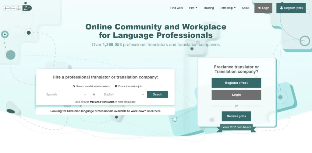 proz freelance translator