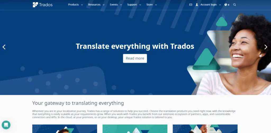 trados Online Translation Services